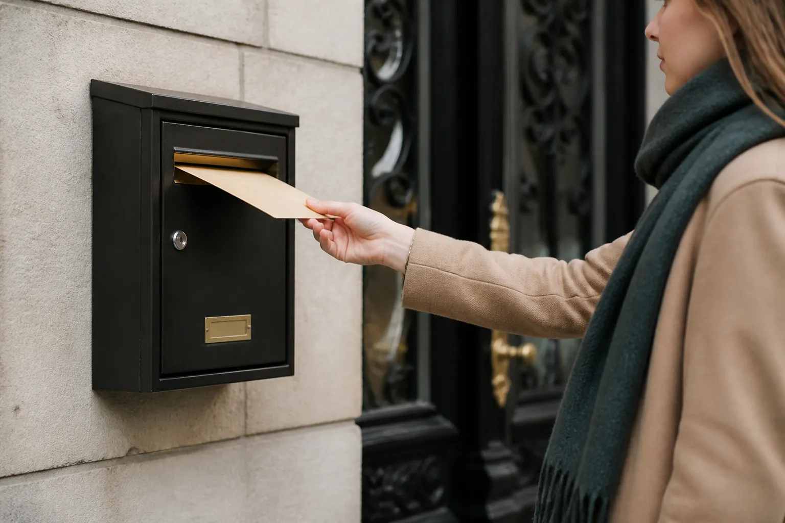 Proprietaire envoyant un courrier recommande