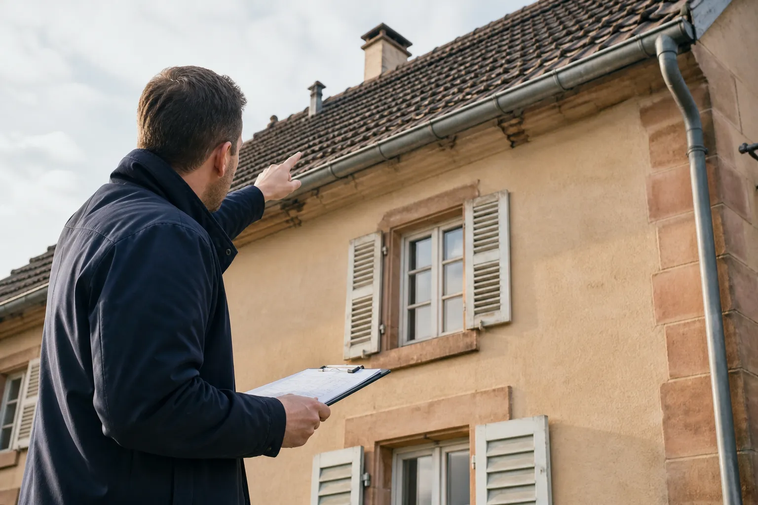 Expert examinant une maison a vendre, Charleville-Mézières