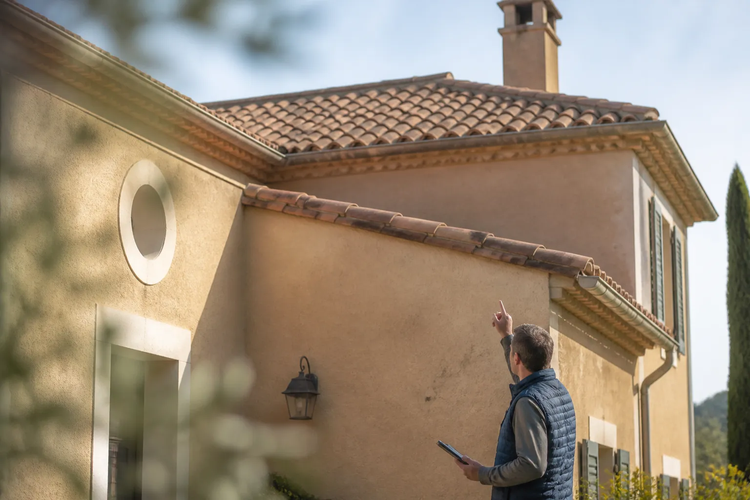 Expert examinant une maison a vendre, Digne-les-Bains
