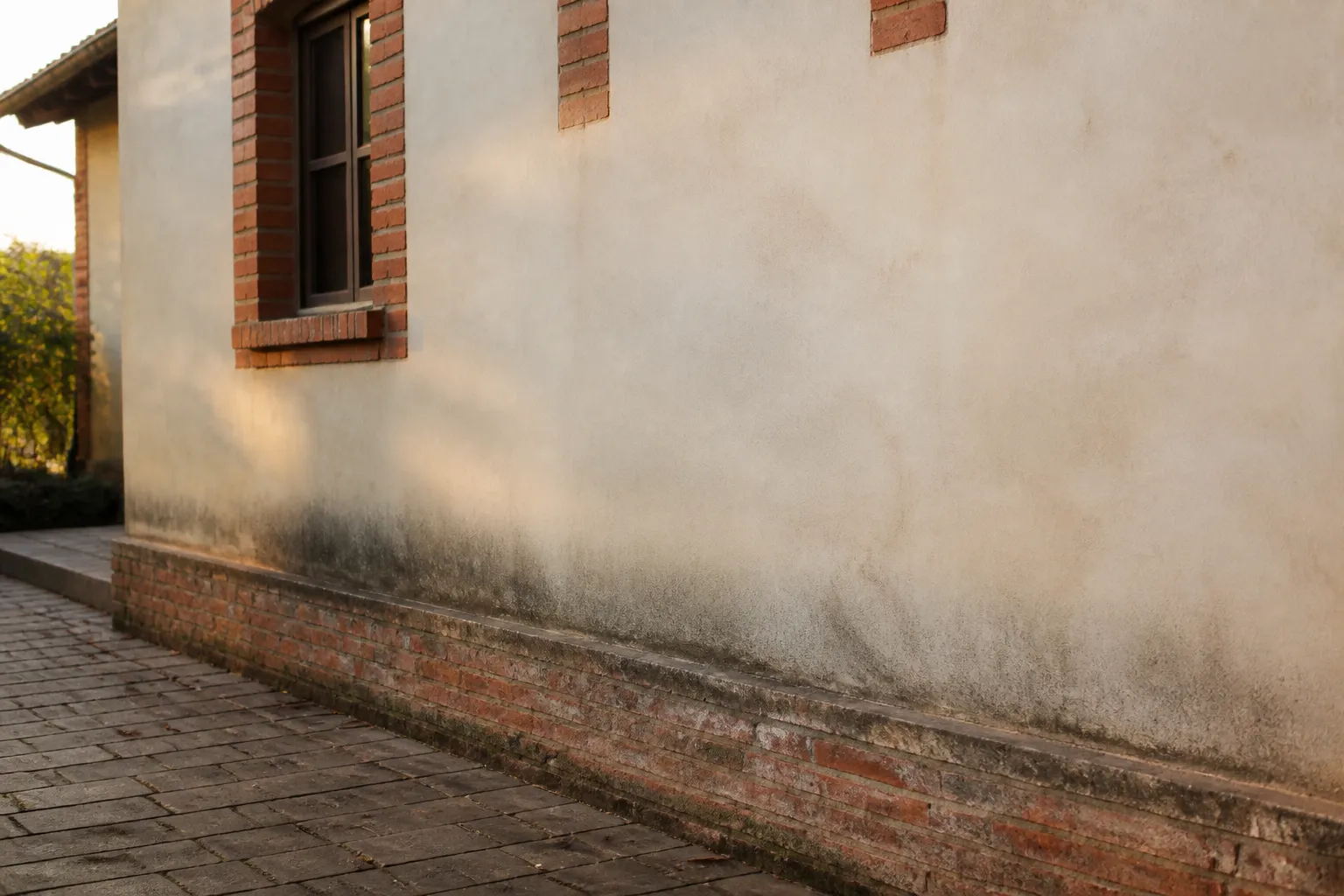 Mur avec traces d humidite, Pamiers