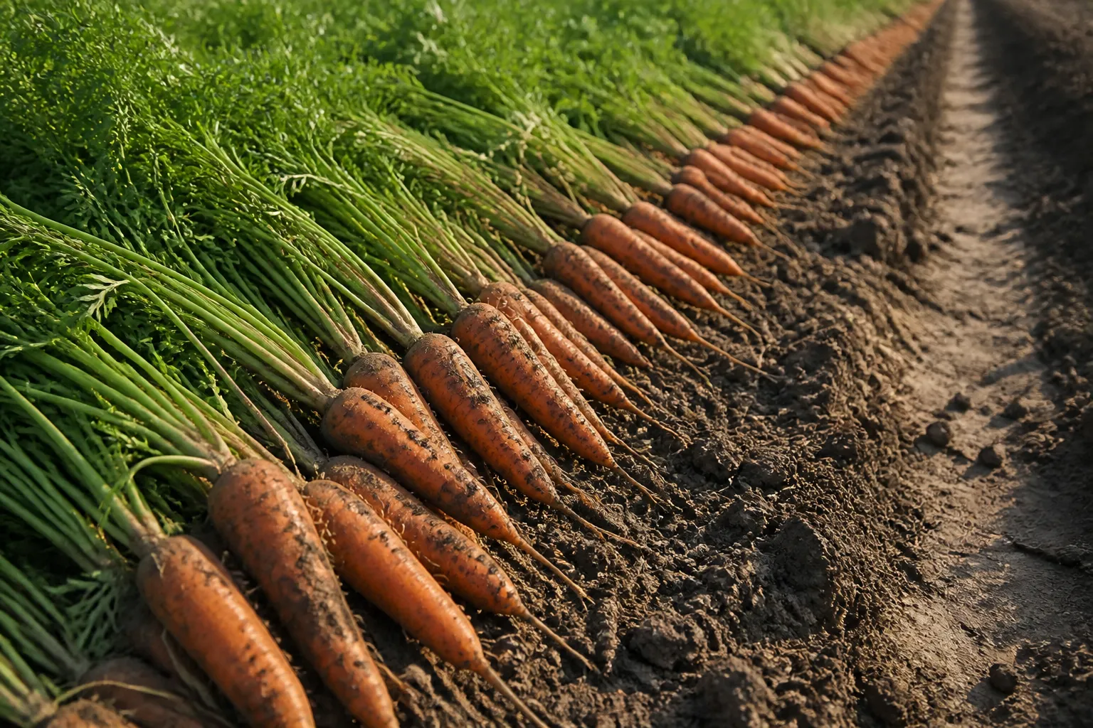 Carottes de sol argileux alignees